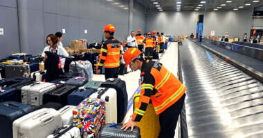 airport luggage flodd chaos - thailande-fr